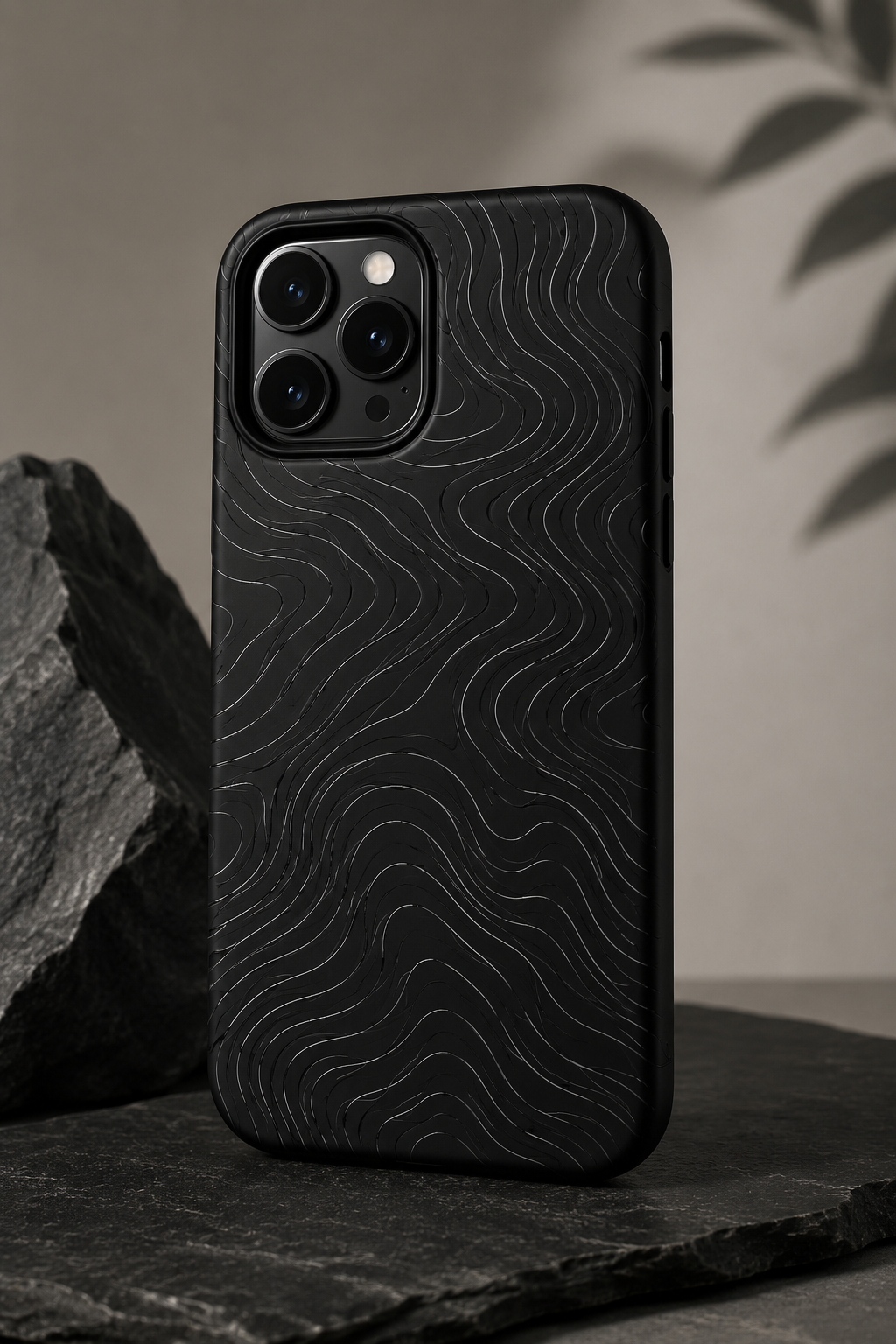 Midnight Topography iPhone Case